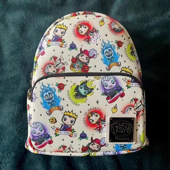 Loungefly | Bags | Disney Villain Tattoo Loungefly Backpack  display picture 1